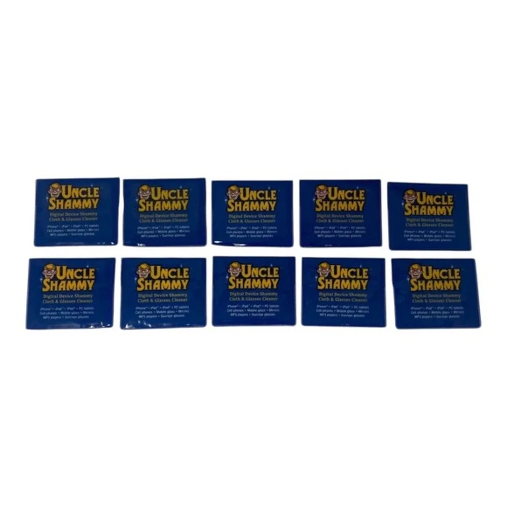 (10 PACK) Uncle Shammy Digital Device Small Microfiber Cloth Glasses Cleaner NEW